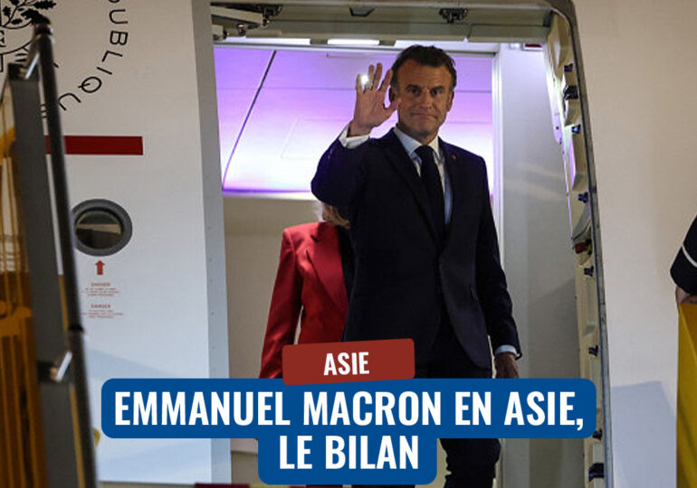 Emmanuel Macron en Asie, le bilan